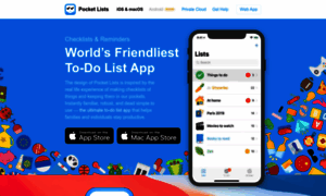 Pocketlistsapp.com thumbnail