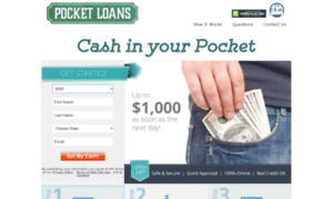 Pocketloans.usloanadvances.com thumbnail