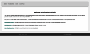 Pockettools.net thumbnail