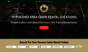 Poconocabinrental.com thumbnail