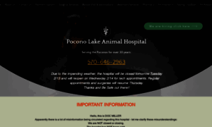 Poconolakeanimalhospital.com thumbnail