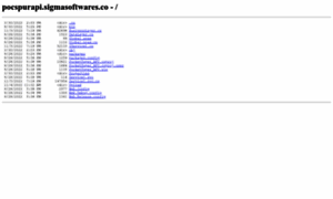 Pocspurapi.sigmasoftwares.co thumbnail