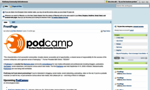 Podcamp.pbwiki.com thumbnail