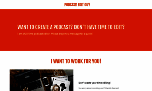 Podcasteditguy.com thumbnail