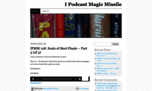 Podcastmagicmissile.com thumbnail