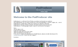 Podproducer.net thumbnail