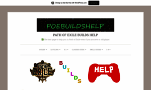 Poebuildshelp.wordpress.com thumbnail
