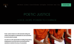 Poeticjustice.org thumbnail