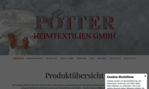 Poetter-heimtextilien.de thumbnail