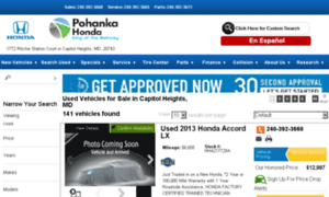 Pohankahondapreowned.com thumbnail