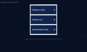 Pokegocomplete.com thumbnail