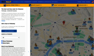 Poke Map Pokemap Net Pokemon Go Map Find Pokemon Nearby Live Radar