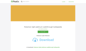 Pokemon-light-platinum-walkthrough-bulbapedia.peatix.com thumbnail