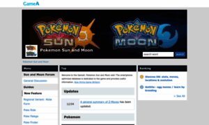 Pokemon-sunmoon.gamea.co thumbnail