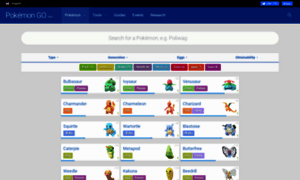 Pokemon.gameinfo.io: Complete Pokedex (All Pokemon) – Pokémon GO