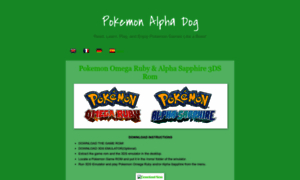 Pokemonalphadog.blogspot.com thumbnail