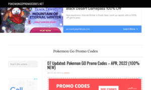 Pokemongopromocodes.net thumbnail