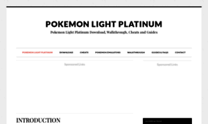 Pokemonlightplatinum.com thumbnail