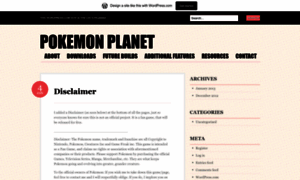 Pokemonplanetgame.wordpress.com thumbnail