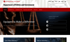 Pol.illinoisstate.edu thumbnail