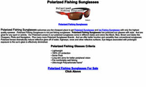 Polarizedfishingsunglasses.com thumbnail