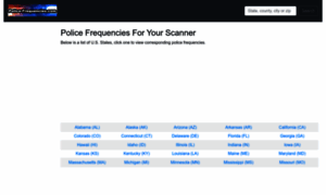 Police-frequencies.com thumbnail