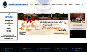 Police.govmu.org thumbnail