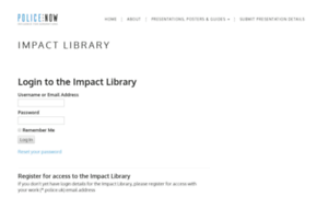 Policenowimpactlibrary.org.uk thumbnail