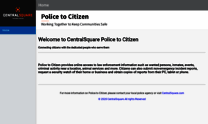 Policetocitizen.com thumbnail