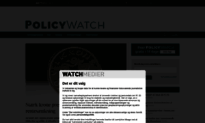 Policywatch.dk thumbnail