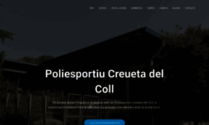 Poliesportiucreuetadelcoll.cat thumbnail