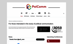 Politicalcommunication.org thumbnail