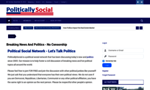 Politicallysocial.com thumbnail