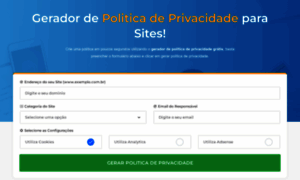 Politicaprivacidade.com.br thumbnail