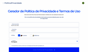 Politicaprivacidade.com thumbnail