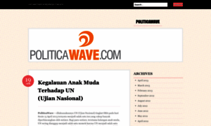 Politicawave.wordpress.com thumbnail