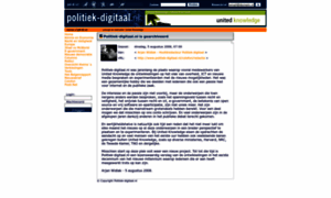 Politiek-digitaal.nl thumbnail