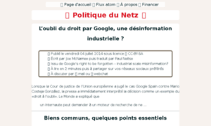 Politiquedunetz.sploing.fr thumbnail