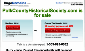 Polkcountyhistoricalsociety.com thumbnail