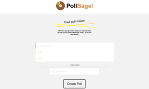 Pollbagel.com thumbnail