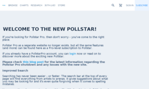 Pollstarpro.com thumbnail