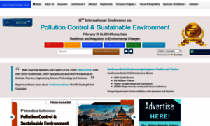 Pollution.environmentalconferences.org thumbnail