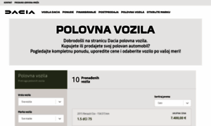 Polovnavozila.dacia.rs thumbnail