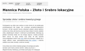 Polskamennicazlota.pl thumbnail