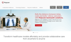 Polycom-telehealth.com thumbnail