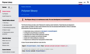 Polymer-project.org thumbnail