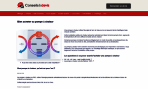 Pompe-a-chaleur.conseils-et-devis.fr thumbnail