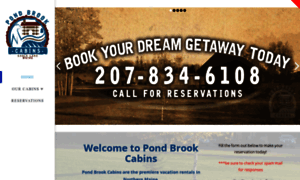 Pondbrookcabins.com thumbnail