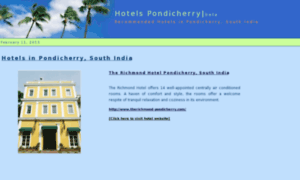 Pondicheryhotels.com thumbnail