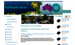 Pondsupplies.com.au thumbnail